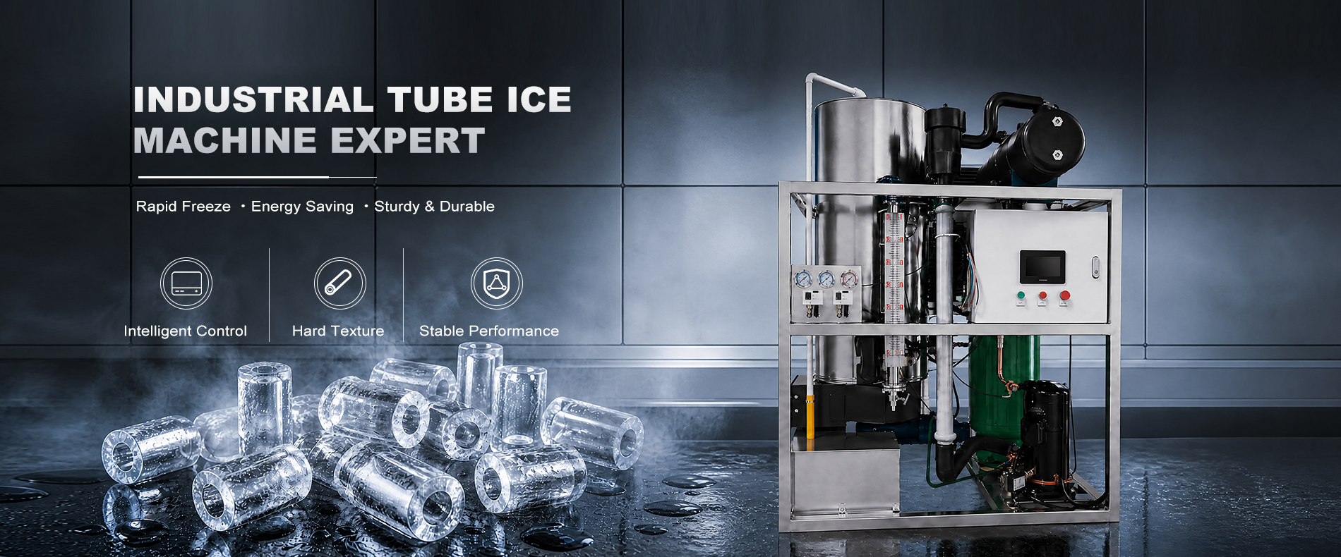 Flake ice machine