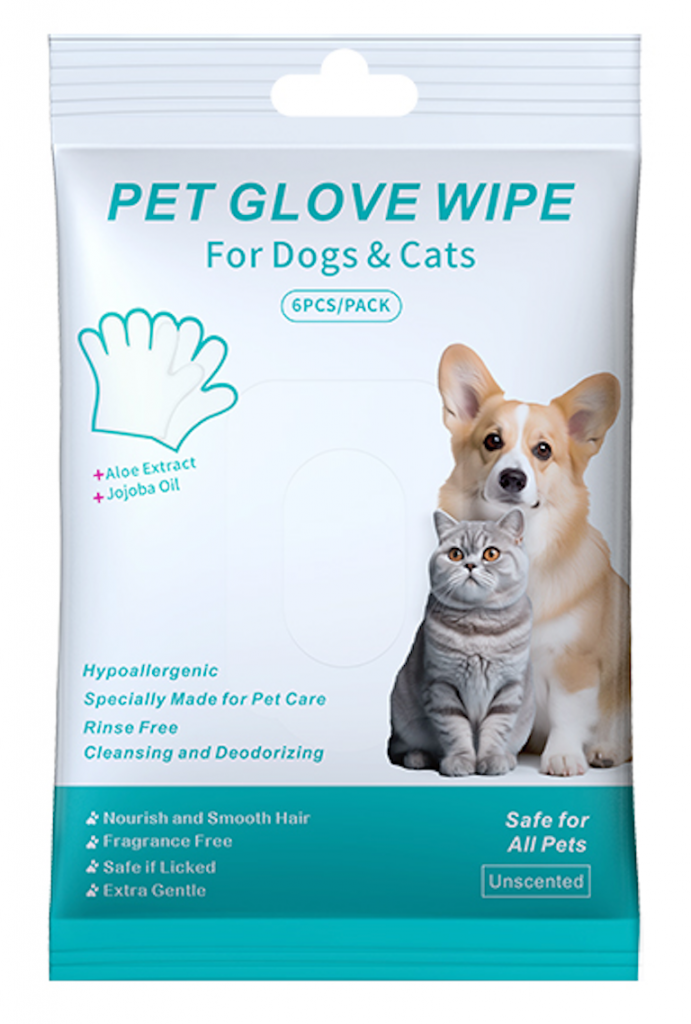 Pet Glove Wipes (6 piece/pack)