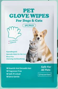 Pet Glove Wipes (1 piece/pack)